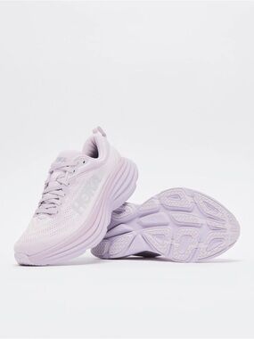 Women's Lilac Hoka Bondi 8 Running Sneakers